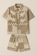 Desert Wings 'Tan & Beige Bandana' Two - Piece Set - StarStruck Official
