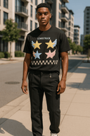 Star Flight 'Black' Designer T-Shirt - StarStruck - StarStruck Official